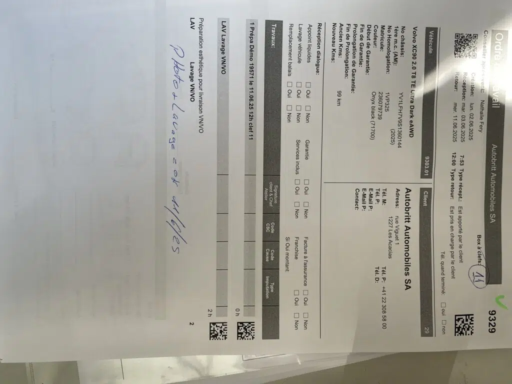 Volvo XC90 2.0 T8 TE Ultra Dark eAWD