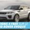 OPTIONS 4 FREE sur le RANGE ROVER EVOQUE